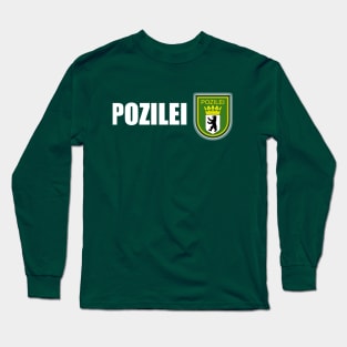 polizei, pozilei berlin Long Sleeve T-Shirt